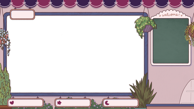 moonlight cafe stream overlay moonlight cafe stream overlay